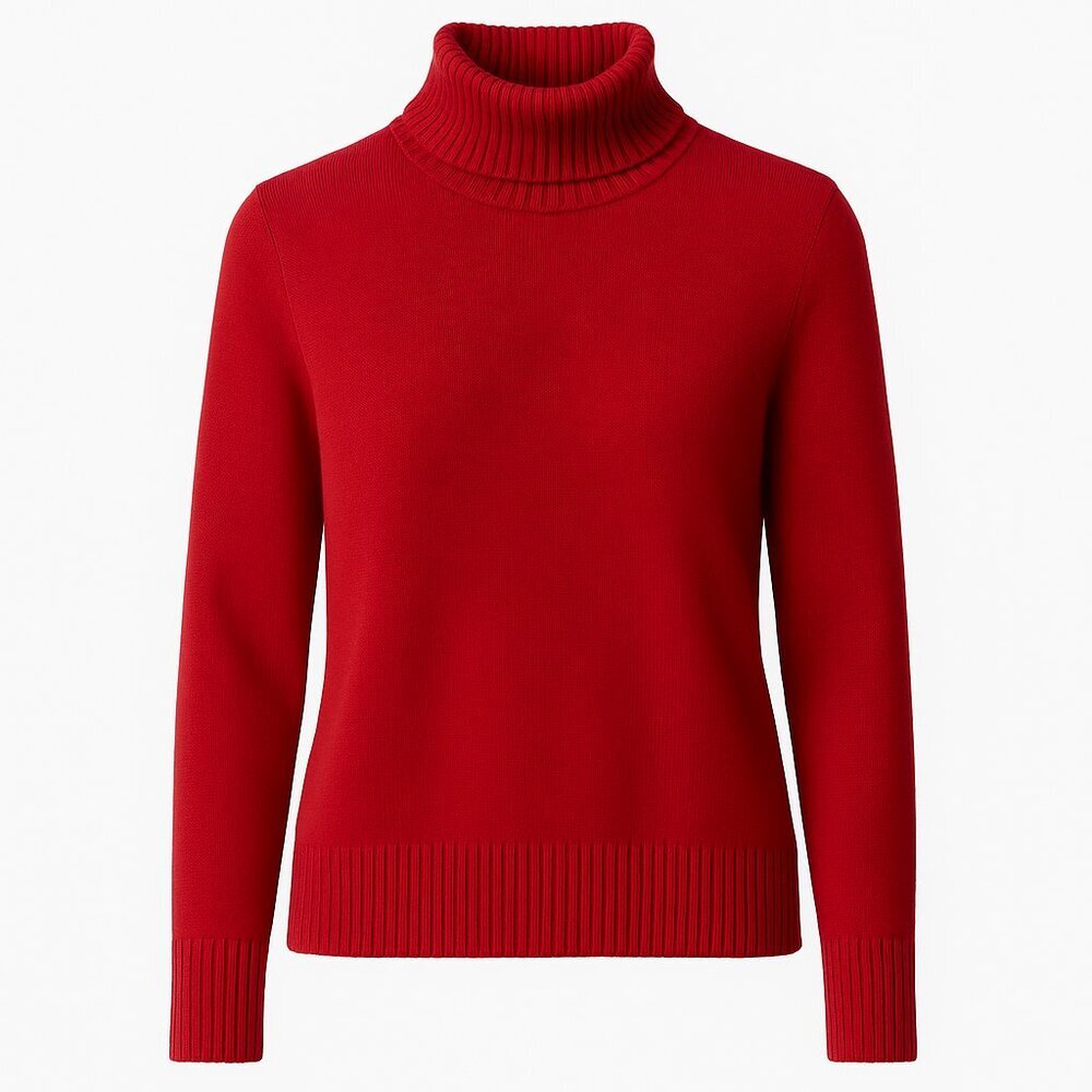 Croft & Barrow Red Turtleneck Sweater | Size L